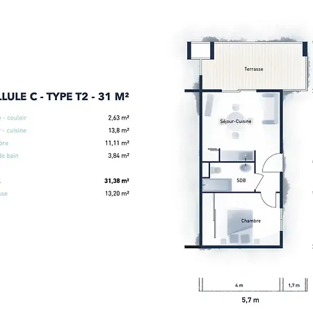 App. 2 P Design Zen Vue N182 Daire *